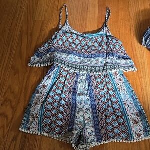 Love Riche Geometric Romper